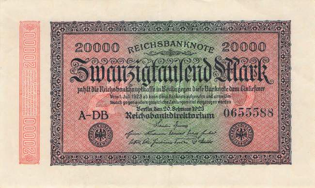 20000 Mark 1923 Ro.84c